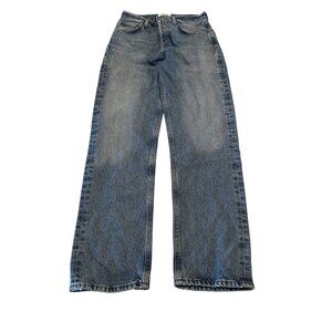 AGOLDE 90's Pinch Waist Straight Infinite Blue Denim Jeans Women's 25